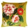 camellia velours mimosa cushion