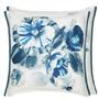 camellia indigo cushion