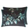 pasqueflower indigo cushion