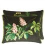 pasqueflower olive cushion