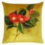 Camellia Velours Mimosa Cushion - Reverse