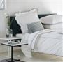 Astor Silver and Slate Cotton Bed Linen Set