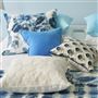 Camellia Indigo Cushion