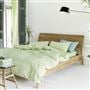 Loweswater Willow Green Organic Cotton Bed Linen Set
