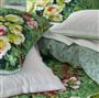 Margaretta Emerald Green Cotton Bed Linen Set