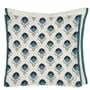 teasel indigo cushion