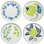 Fougere Set of 4 Dinner Plates