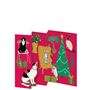 Pretty Paws Tri-Fold Pack of 5 Cards  - Reverse