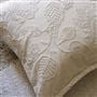 Daphne Chalk Embroidered Cushion