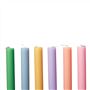 Set of 12 Dining Candles Pastels  - Reverse