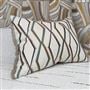 Trevenna Olive Embroidered Cushion