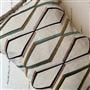 Trevenna Olive Embroidered Cushion