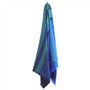 Bold Check Cashmere Scarf Emerald, Lime & Indigo 