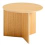 Slit Table Wood Round 45cm x 35.5cm 
