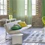 HAY Slit Round Low Small White Table