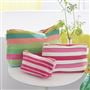 Burlington Stripe Fuchsia Medium Washbag