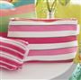 Burlington Stripe Fuchsia Medium Washbag