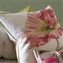Coquelicot Coral Cushion