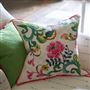 Osier Damassé Fuchsia Cushion