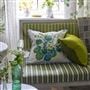 Primevère Cobalt Embroidered Cushion