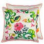Osier Damasse Fuchsia Cushion