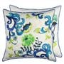 Osier Damasse Cobalt Cushion
