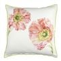 Coquelicot Coral Cushion - Reverse