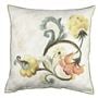 Osier Damasse Travertine Cushion - Reverse