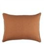 Carres ombres Terracotta Cushion - Reverse