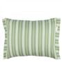 Toile Vichy Emerald Cushion - Reverse