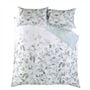 Fleur Blanche Platinum Single Duvet Cover Set - Reverse