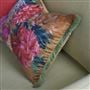 Fleurs D Artistes Velours Terracotta Kissen