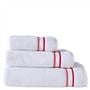 astor coral pink bath towel