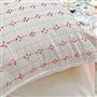 Fuchsia Embroidered Cushion