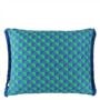 Tarakan Cobalt Outdoor Cushion - Reverse