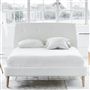 Cosmo Bed - White Buttons - Superking - Beech Leg - Cassia Chalk