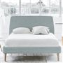 Cosmo Bed - Self Buttons - Superking - Beech Leg - Brera Lino Lapis