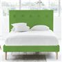 Polka Bed - Self Buttons - Superking - Beech Leg - Cassia Grass