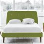 Cosmo Bed - White Buttons - Superking - Walnut Leg - Cassia Apple