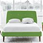 Cosmo Bed - Self Buttons - Single - Metal Leg - Cassia Grass