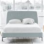 Cosmo Bed - White Buttons - Superking - Metal Leg - Brera Lino Lapis