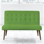 Eva 2 Seater - Walnut Leg - Cassia Grass