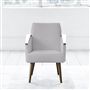 Ray - Chair - Walnut Leg - Brera Lino Platinum