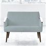 Ray - Two Seater - Walnut Leg - Brera Lino Lapis