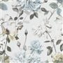 couture rose - graphite wallpaper