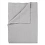 Biella Pale Grey & Dove Queen Flat Sheet 