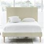 Square Bed - Double - Beech Leg - Elrick Natural