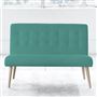 Eva 2 Seater - Beech Leg - Cassia Ocean