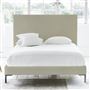 Square Bed - Superking - Metal Leg - Cassia Dove