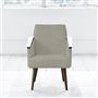 Ray - Chair - Walnut Leg - Brera Lino Pebble